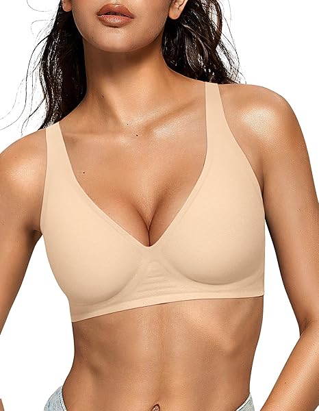 Deep V Push Up Bras No Underwire
